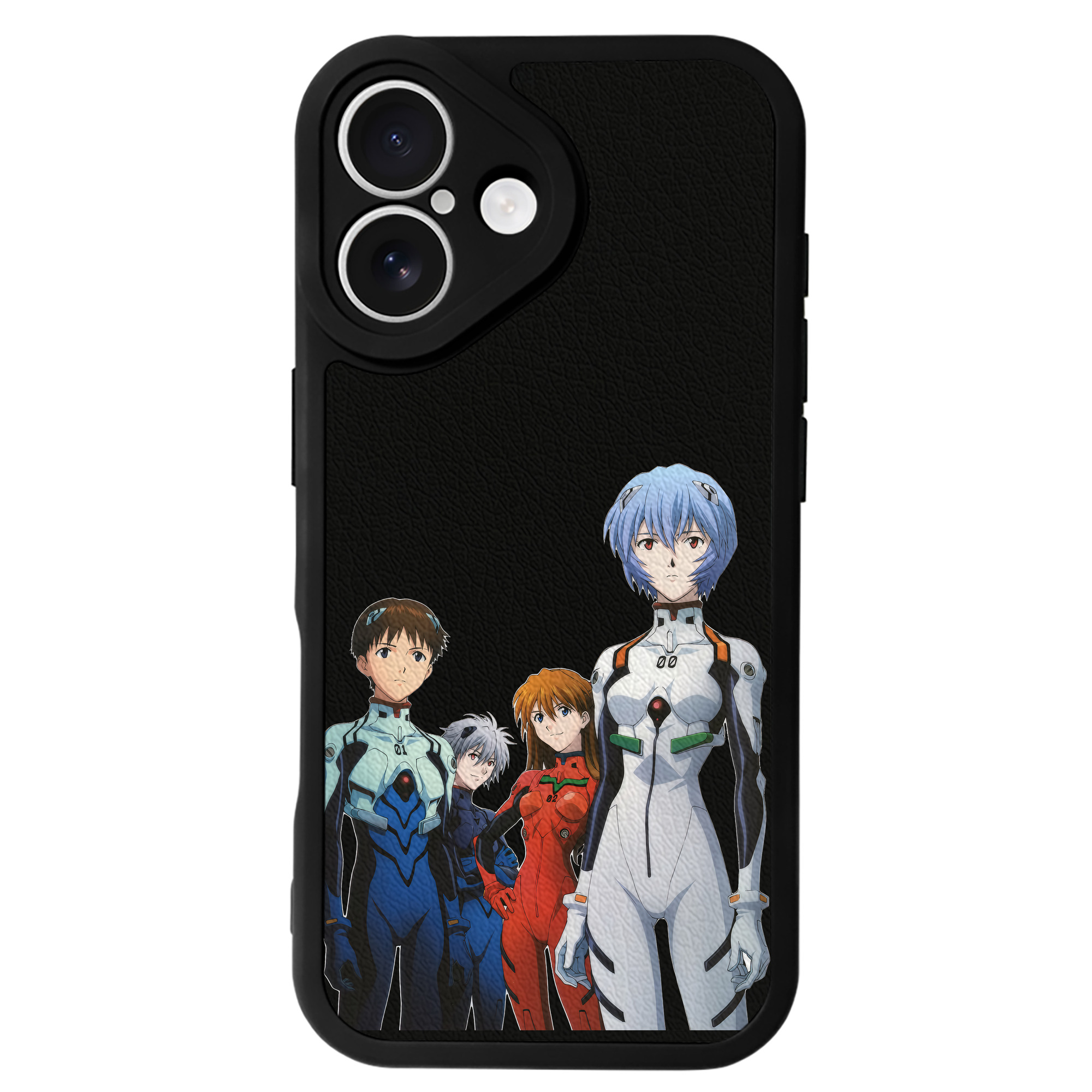 （画像用） EVA 新世紀エヴァンゲリオン 【iPhone 16シリーズ対応】シリコンスマホケース（レザー調） 材質：シリコン